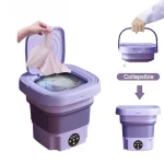 🌀 8L Portable Folding Washing Machine – Compact & Efficient Laundry Solution! - Image 2