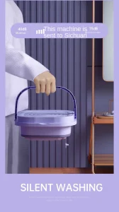🌀 8L Portable Folding Washing Machine – Compact & Efficient Laundry Solution! - Image 26