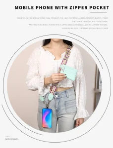 🎒 Phone Strap with Zippered Pouch – Adjustable Crossbody Lanyard | Anti-Lost | Universal Fit | Travel-Ready Accessory - Image 12