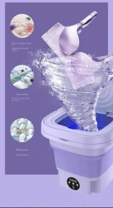 🌀 8L Portable Folding Washing Machine – Compact & Efficient Laundry Solution! - Image 20