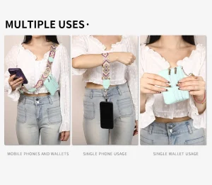 🎒 Phone Strap with Zippered Pouch – Adjustable Crossbody Lanyard | Anti-Lost | Universal Fit | Travel-Ready Accessory - Image 11