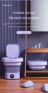 🌀 8L Portable Folding Washing Machine – Compact & Efficient Laundry Solution! - Image 27