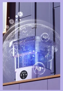 🌀 8L Portable Folding Washing Machine – Compact & Efficient Laundry Solution! - Image 15