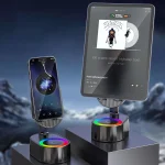 🎶 Mobile Phone Holder Sensing Bluetooth Speaker – Smart, Wireless & Hands-Free! - Image 2