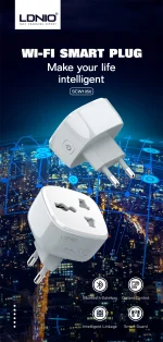 🔌 LDNIO WiFi Smart Plug - Universal Travel Adapter (UK/US/EU) | Tuya/Alexa/Google Home Control | 16A 2500W | Timer & Energy Monitoring | Surge Protection - Image 11