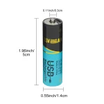 ⚡ 8-48PCS 1.5V Lithium 2200mWh (AA) & 660mWh  (AAA) Rechargeable Batteries 🔋 - Long-Lasting - Image 4