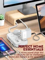 🔌 LDNIO Smart WiFi Power Strip - 3 AC Outlets + 4 USB (30W PD) | Alexa/Google/Tuya App Control | 2500W Surge Protection | 2M Extension Cord | US/UK/EU Plug - Image 17
