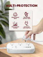 🔌 LDNIO Smart WiFi Power Strip - 3 AC Outlets + 4 USB (30W PD) | Alexa/Google/Tuya App Control | 2500W Surge Protection | 2M Extension Cord | US/UK/EU Plug - Image 15