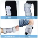 🔥 Moajaza Far Infrared Knee Massager - Heating & Vibration Therapy Brace | 3 Heat Levels + 3 Massage Modes | Rechargeable 4000mAh | For Arthritis/Joint Pain/Recovery (Black, S/M/L) - Image 3