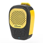 🔊 XICKU Wearable Bluetooth Speaker - IP56 Waterproof Magnetic Clip-On Speaker | 30H Playtime | TF Card Slot | Hands-Free Calls | for Workouts, Jobsites, Outdoor (Black/Yellow) - Image 7