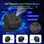 🪐 Galaxy Projector 4K HD – 13-in-1 Star Planetarium with Adjustable Focus & 360° Rotation - Image 4