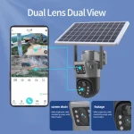 🌞 FRDMAX 8MP 4K Solar Security Camera - 360° PTZ Outdoor WiFi CCTV | Color Night Vision | 10800mAh Battery | Human Detection | Alexa Compatible | 128GB SD Card Included - Image 5