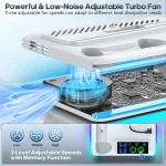 🎮 OIVO 4-in-1 PS5 Dock Station - Charging Stand for DualSense Controllers | Cooling Fan | Headset Holder | Game Storage | Compatible with PS5 Slim & Disc Edition - Image 3