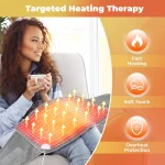 🔥 Electric Heating Waist Belt – Thermal Pad for Back, Waist & Hands | Adjustable Temperature & Timer | Office & Home Use - Image 2
