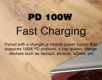 ⚡ UGOURD USB4 20Gbps Short Cable - 13cm/22cm Type C to C Cable | 100W PD Fast Charging | 4K@60Hz Video | for SSD/iPhone 15/MacBook/Steam Deck (Black, 2-Pack) - Image 21