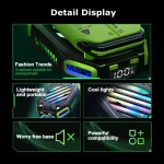 ❄️ X111 Magnetic Phone Cooler - 7-Speed Semiconductor Gaming Cooler with RGB Lights | Universal for iPhone/Android | PUBG/Fortnite Mobile Accessory (Type-C, 75g) - Image 6