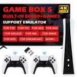 🎮 GB5 Retro Game Console - 64G/128G/256G Options | 50,000+ Preloaded Games | Dual Wireless Controllers | 4K HD Output | Supports PS1/MAME/GBA/SNES (Plug & Play) - Image 18
