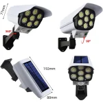 🚨 Solar Motion Sensor Light with Remote – Outdoor Floodlight & Fake Security Camera | Wireless, Waterproof, Garden & Home Safety Lighting - Image 4