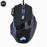 🖱️ Wired Gaming Mouse | 7-Color Backlight | 5500 DPI Adjustable | 7 Buttons