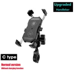 🚀 Yaoiler 2024 Motorcycle Phone Holder – 15W Wireless Charging + QC3.0 Fast Charge | 360° Adjustable | Auto-Lock | Universal Fit (4.7-7") - Image 11