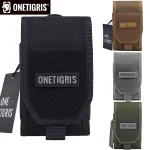 🎒 ONETIGRIS MOLLE Tactical Phone Pouch - EDC Waist Bag for iPhone 14/13/12/11 Pro Max & Android | Hunting/Military Belt Attachment | Nylon Protective Case (150-180mm Adjustable)
