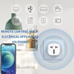 🔌 LDNIO WiFi Smart Plug - Universal Travel Adapter (UK/US/EU) | Tuya/Alexa/Google Home Control | 16A 2500W | Timer & Energy Monitoring | Surge Protection - Image 2