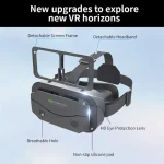 🕶️ Universal VR Headset for Smartphones - Compatible with 4.7-7.2" iPhone/Android | 3D Virtual Reality Glasses | Adjustable HD Lenses | Bluetooth Controller Support (Black) - Image 2