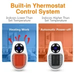 🔥 500W Portable Electric Heating Fan – Instant, Energy-Efficient Warmth! - Image 3