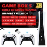 🎮 GB5 Retro Game Console - 64G/128G/256G Options | 50,000+ Preloaded Games | Dual Wireless Controllers | 4K HD Output | Supports PS1/MAME/GBA/SNES (Plug & Play) - Image 2