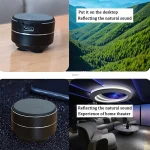 🎧 OEING Mini Bone Conduction Speaker – Wireless Bluetooth 5.0, TWS Stereo, Portable Metal Design (Black/Silver/Red) | 5W Bass | 10M Range | USB-C Charging - Image 2