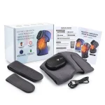 🔥 Moajaza Far Infrared Knee Massager - Heating & Vibration Therapy Brace | 3 Heat Levels + 3 Massage Modes | Rechargeable 4000mAh | For Arthritis/Joint Pain/Recovery (Black, S/M/L) - Image 8