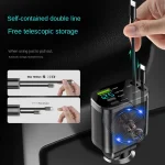 🚗 5-in-1 Super Fast Car Charger with Retractable Cables – PD + Type-C + Apple | Flash Charging | 66W Output | Universal for 12V/24V Vehicles - Image 4