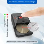 🔋 Universal Button Battery Charger – LED Indicator | Type-C Fast Charging | Compatible with LIR2016 / LIR2025 / LIR2032 & More - Image 4