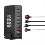 ⚡ 600W GaN Pro 8-Port Charging Station – 2×140W USB-C PD 3.1 + 2×100W USB-C + 3×65W USB-C + 1×22.5W USB-A - Image 16