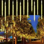 ✨ STUXMOS Solar Meteor Shower Lights - 30/50cm Waterproof LED Fairy String | 8 Modes | Warm White/Cool White | Outdoor Garden/Wedding/Patio Decor - Image 18