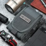 🎒 ONETIGRIS MOLLE Tactical Phone Pouch - EDC Waist Bag for iPhone 14/13/12/11 Pro Max & Android | Hunting/Military Belt Attachment | Nylon Protective Case (150-180mm Adjustable) - Image 3