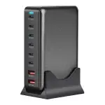 ⚡ 500W GaN 8-Port Desktop Charger - 100W USB-C PD x2 + 65W USB-C x4 + 20W USB-A x2 | Fast Charge for iPhone 16/15 Pro Max/S24 Ultra/MacBook Pro | Foldable Plug | CE/RoHS Certified - Image 14