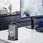 ⚡ 600W GaN Pro 8-Port Charging Station – 2×140W USB-C PD 3.1 + 2×100W USB-C + 3×65W USB-C + 1×22.5W USB-A - Image 14