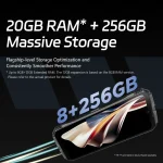 🛡️ DOOGEE S Cyber Rugged Phone - 10800mAh Battery | 6.58" 90Hz IPS | 50MP+5MP Cameras | 20GB RAM (8+12GB) | Android 14 | IP68/IP69K/MIL-STD-810H | Global Version (8+256GB) - Image 5
