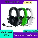 🎧 Razer BlackShark V2 X Wired Esports Headset | Pro-Grade Audio | Hyperclear Mic | 240g Lightweight Design