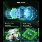 ❄️ X111 Magnetic Phone Cooler - 7-Speed Semiconductor Gaming Cooler with RGB Lights | Universal for iPhone/Android | PUBG/Fortnite Mobile Accessory (Type-C, 75g) - Image 5
