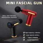 💆♂️ Portable Digital Fascia Gun - 6-Speed Electric Massager with LED Display | Deep Tissue Percussion Therapy | Silent & Rechargeable | for Muscle Recovery/Pain Relief - Image 4