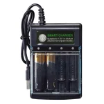 🔋 1.5V Alkaline Battery Charger – 4-Slot Smart Charging Box | Eco-Friendly, Reusable Power Solution