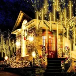 ✨ STUXMOS Solar Meteor Shower Lights - 30/50cm Waterproof LED Fairy String | 8 Modes | Warm White/Cool White | Outdoor Garden/Wedding/Patio Decor - Image 15