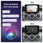 🚗 Road Top Wireless CarPlay Decoder for Mercedes NTG5.0 (2015-2018) - Plug & Play Retrofit Kit | Supports Android Auto/MirrorLink | Retains OEM Controls | C/GLC/CLA/GLA Class W205 - Image 5