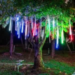 ✨ STUXMOS Solar Meteor Shower Lights - 30/50cm Waterproof LED Fairy String | 8 Modes | Warm White/Cool White | Outdoor Garden/Wedding/Patio Decor - Image 13