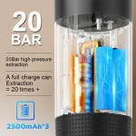 ☕ Wireless Portable Espresso Machine – 3-in-1 Coffee Maker for Travel, Car, Camping & Home | Capsule + Ground Coffee | USB Rechargeable - Image 3