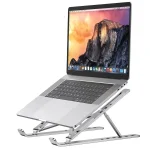 💻 Portable Aluminum Laptop Stand – Ergonomic, Foldable & Lightweight Holder for MacBook Air/Pro, Dell, HP, and More