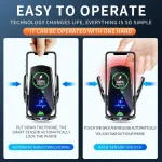 🚗 15W MagSafe Car Charger - Auto-Aligning Wireless Charger Mount | Infrared Induction | Strong Magnet | Qi2 Certified | for iPhone 15/14/13 & Android (Vent/Dash Compatible) - Image 5