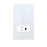 🔌 Melery WiFi Smart Light Switch – Tuya Smart Life Compatible | Touch Glass Panel | Alexa & Google Home Control | 220V Mexico/US Outlet - Image 10